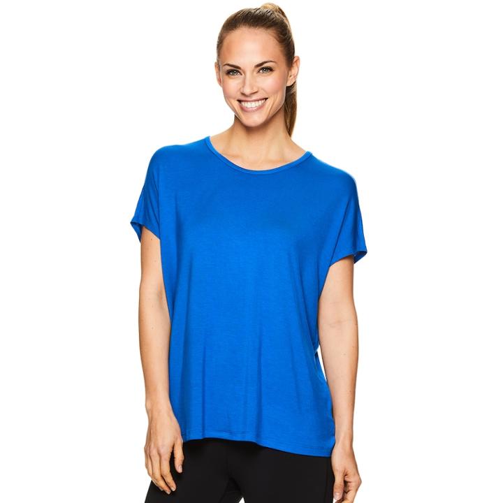 Women's Gaiam Namaste Strappy Back Yoga Tee, Size: Xl, Lt Beige