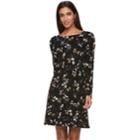 Women's Apt. 9&reg; Shirred Shoulder Fit & Flare Dress, Size: Small, Oxford