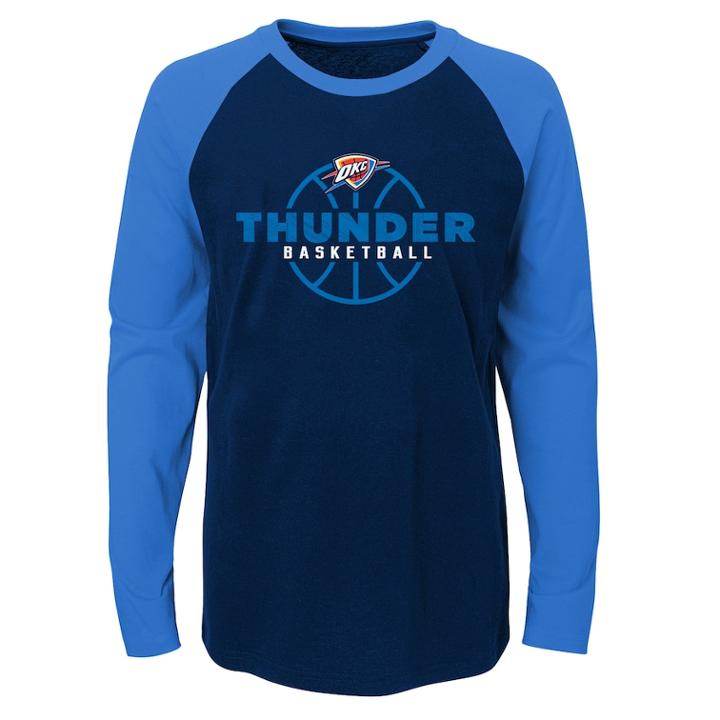 Boys 4-18 Oklahoma City Thunder Destroyer Tee, Size: 12-14, Blue (navy)