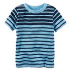 Boys 4-8 Carter's Blue Short Sleeve Striped Tee, Boy's, Size: 5, Ovrfl Oth