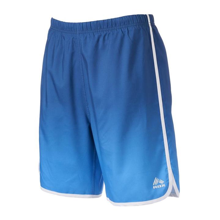 Men's Rbx Gym 'n Swim Ombre Swim Trunks, Size: Xl, Blue