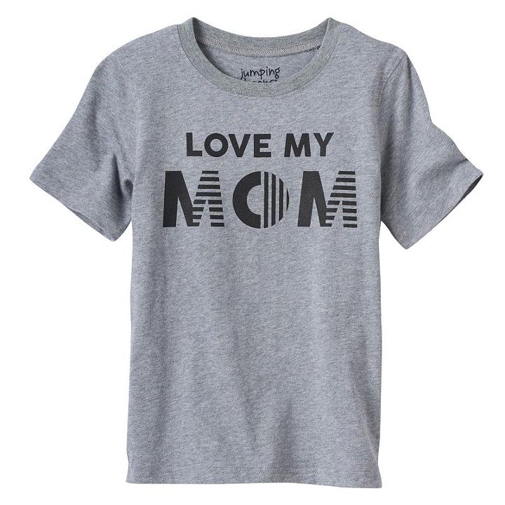 Boys 4-10 Jumping Beans&reg; I Love My Family Tee, Boy's, Size: 10, Med Grey