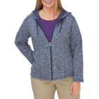 Plus Size Dickies Hooded Sweater Jacket, Women's, Size: 2xl, Blue Other