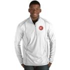 Antigua, Men's Atlanta Hawks Tempo Quarter-zip Pullover, Size: Medium, White
