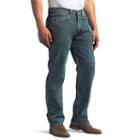 Men's Lee Regular-fit Stretch Straight-leg Jeans, Size: 38x30, Dark Blue