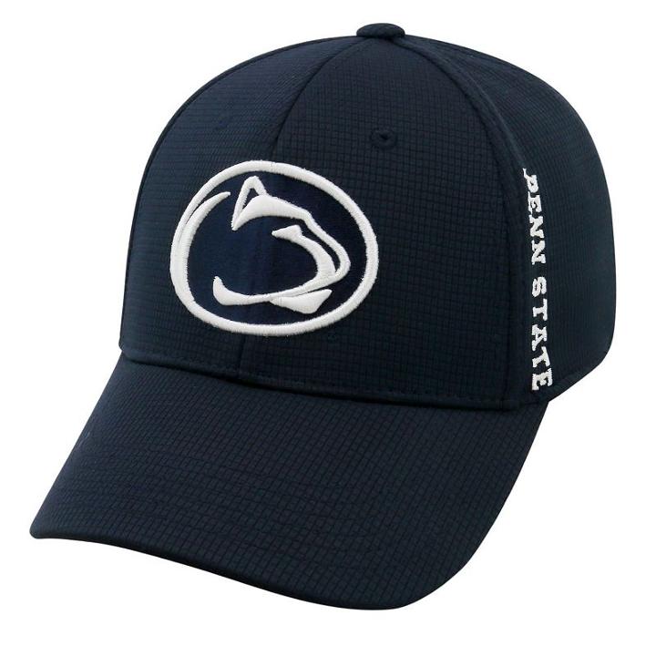 Adult Penn State Nittany Lions Booster Plus Memory-fit Cap, Men's, Blue (navy)
