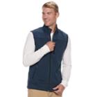 Men's Sonoma Goods For Life&trade; Supersoft Modern-fit Sweater Fleece Vest, Size: Small, Dark Blue