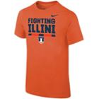Boys 8-20 Nike Illinois Fighting Illini Local Verbiage Tee, Size: L 14-16, Orange