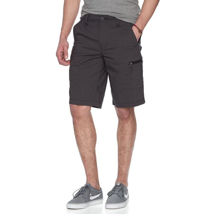 Men's Urban Pipeline&reg; Ultimate Flex Hybrid Cargo Shorts, Size: 38, Grey