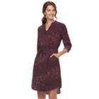 Women's Apt. 9&reg; High-low Shirtdress, Size: Xs, Purple