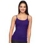 Women's Apt. 9&reg; Solid Seamless Camisole, Size: L/xl, Drk Purple