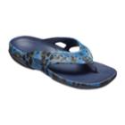 Crocs Swiftwater Kryptex Neptune Deck Men's Camouflage Flip Flop Sandals, Size: 7, Blue (navy)