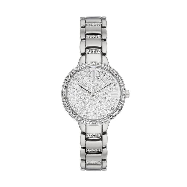 Jennifer Lopez Women's Crystal Pave Watch, Size: Medium, Grey