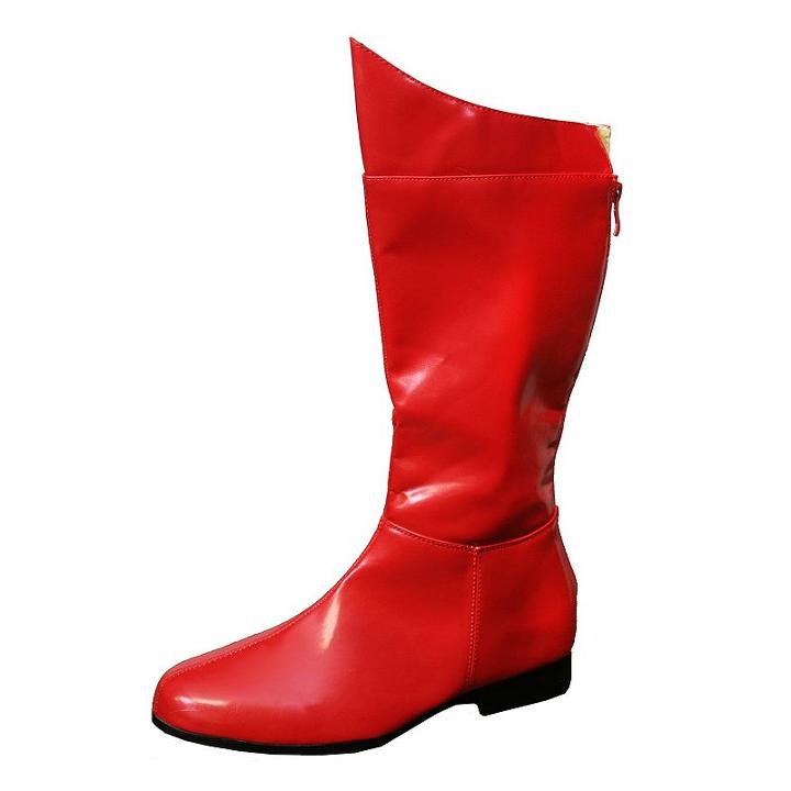 Superhero Costume Boots, Women's, Size: Medium, Red