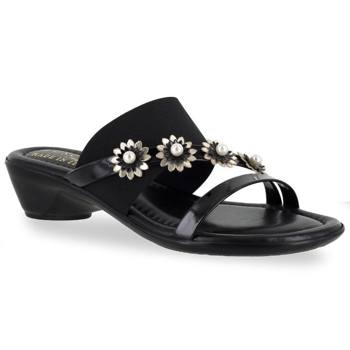 Tuscany By Easy Street Paradiso Women's Sandals, Size: Medium (7.5), Grey (charcoal)