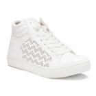 So&reg; Women's Perforated High-top Sneakers, Size: Medium (10), White