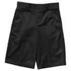 Husky Boys 4-20 French Toast School Uniform Flat-front Adjustable-waist Shorts, Size: 16 Husky, Black