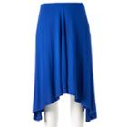 Women's Apt. 9&reg; Shark-bite Skirt, Size: Xs, Blue