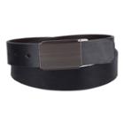 Men's Apt. 9&reg; Reversible Plaque-buckle Belt, Size: 30, Grey (charcoal)