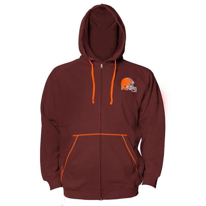 Big & Tall Cleveland Browns Hoodie, Men's, Size: M Tall, Brown