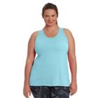 Plus Size Champion Absolute Tank, Women's, Size: 3xl, Turquoise/blue (turq/aqua)