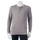 Big & Tall Croft & Barrow&reg; Classic-fit Easy-care Henley, Men's, Size: 4xb, Med Grey