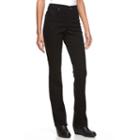 Women's Gloria Vanderbilt Jordyn Curvy Fit Bootcut Jeans, Size: 4 - Regular, Grey (charcoal)