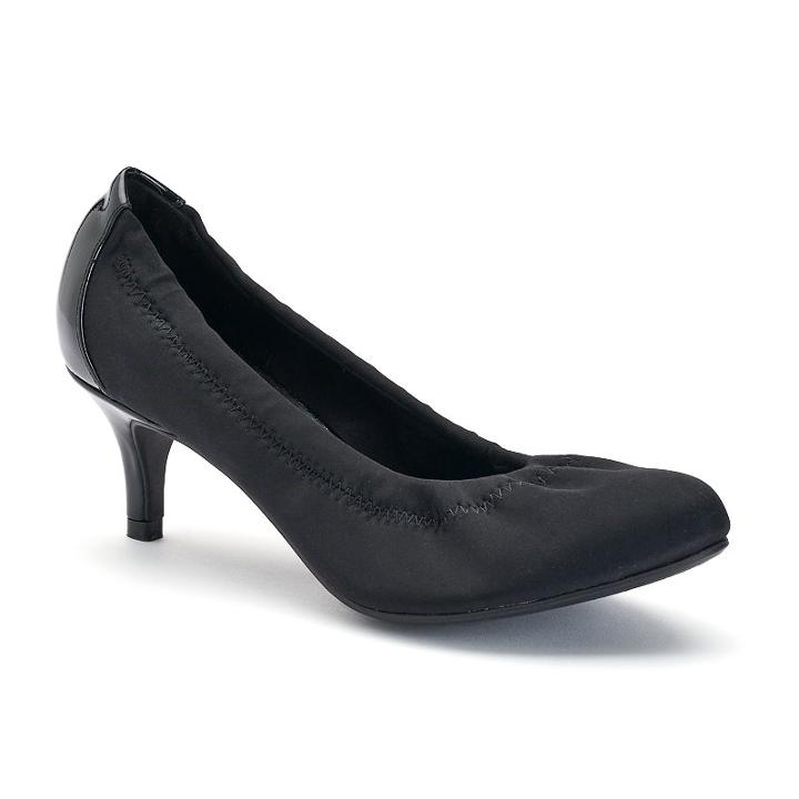 Croft & Barrow&reg; Women's Stretch High Heels, Size: 8, Black