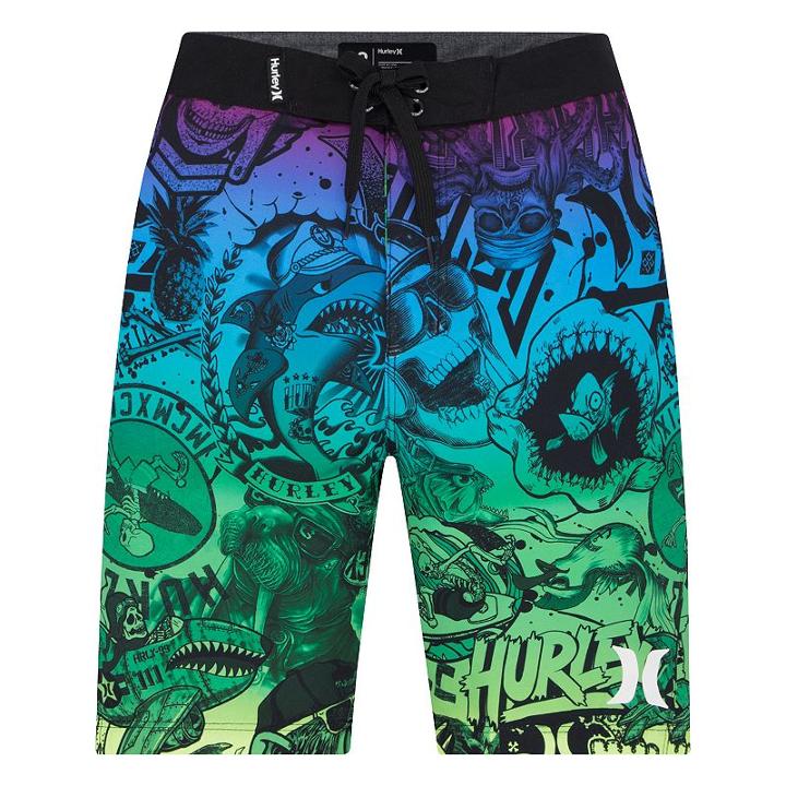 Boys 8-20 Hurley Collage Board Shorts, Boy's, Size: 10, Ovrfl Oth