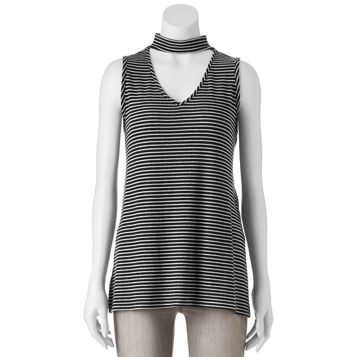 Juniors' Cloudchaser Choker Tank, Teens, Size: Xl, Grey Other