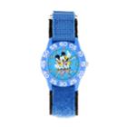 Disney's Steamboat Willie Mickey Mouse Time Teacher Watch, Adult Unisex, Size: Medium, Blue