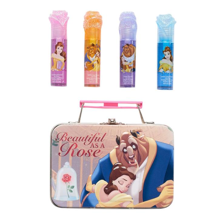 Disney's Beauty And The Beast Girls 4-pk. Belle Lip Gloss With Tin, Multicolor