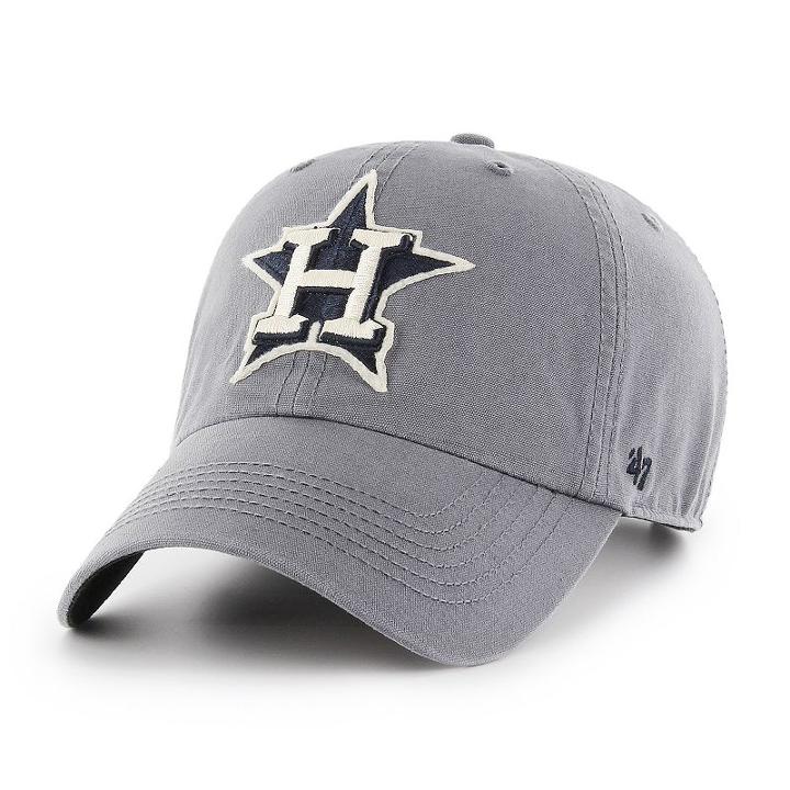 Adult '47 Brand Houston Astros Borderland Clean Up Adjustable Cap, Blue (navy)