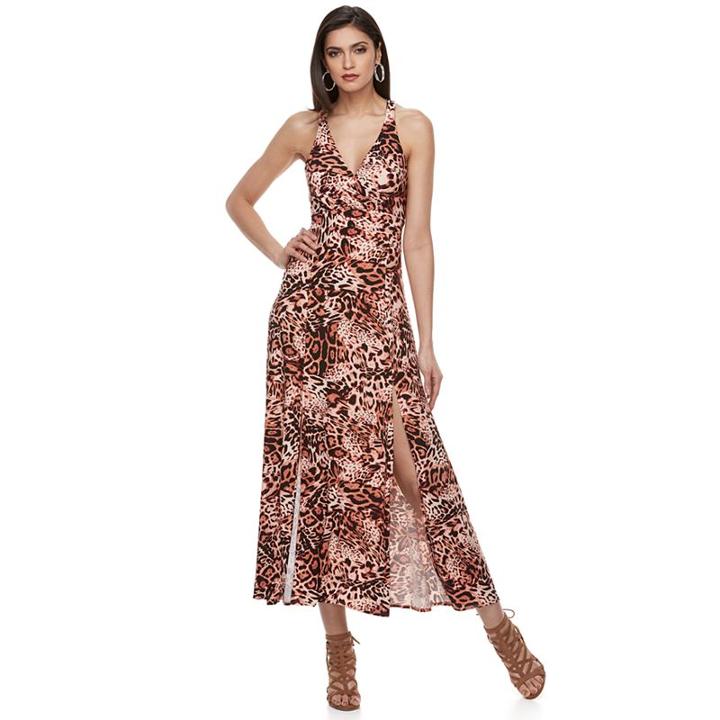 Petite Jennifer Lopez Racerback Maxi Dress, Women's, Size: M Petite, Multicolor