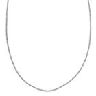 Primrose Sterling Silver Sparkle Chain Necklace - 20 In, Women's, Size: 20, Grey