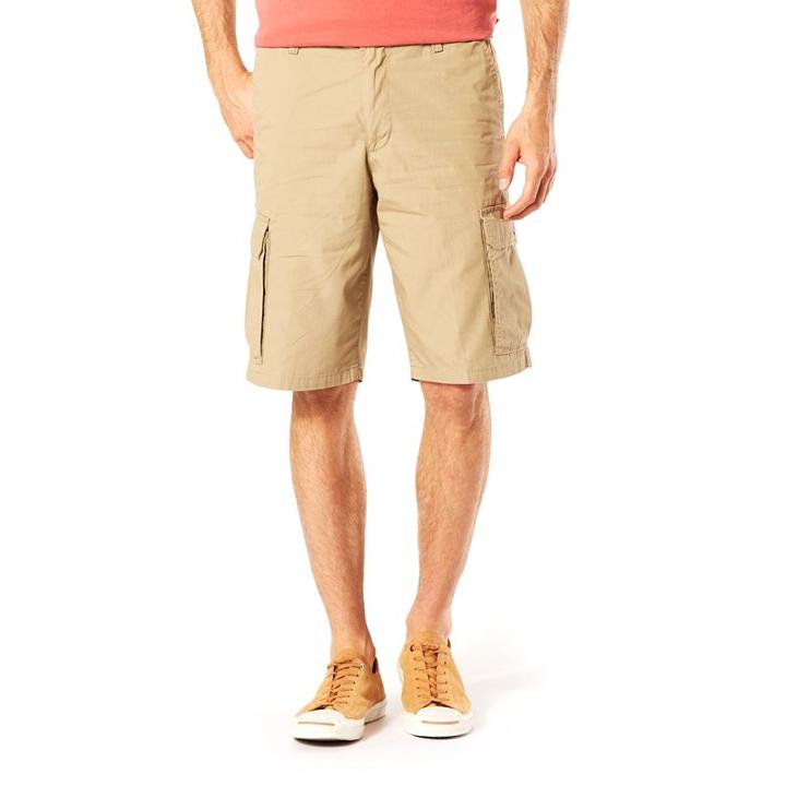 Big & Tall Dockers Classic-fit Stretch Cargo Shorts, Men's, Size: 48, Beig/green (beig/khaki)