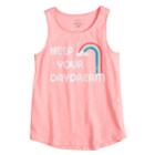 Girls 7-16 & Plus Size So&reg; Graphic Tank, Size: 12, Dark Grey