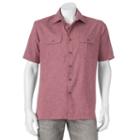 Men's Croft & Barrow&reg; Classic-fit Outdoor Performance Button-down Shirt, Size: Large, Red