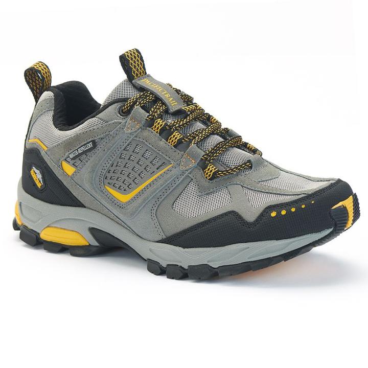 Pacific Trail Cinder Men's Water-repellant Trail Running Shoes, Size: 9.5, Grey