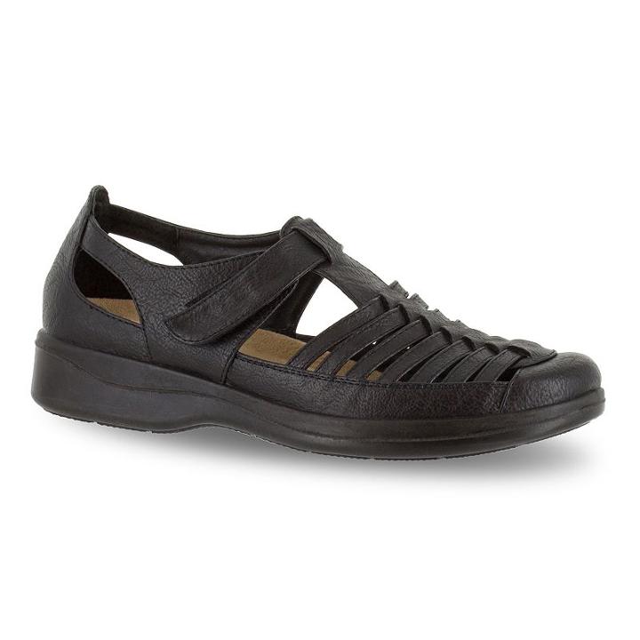 Easy Street Doris Women's Sandals, Size: 7 Wide, Black