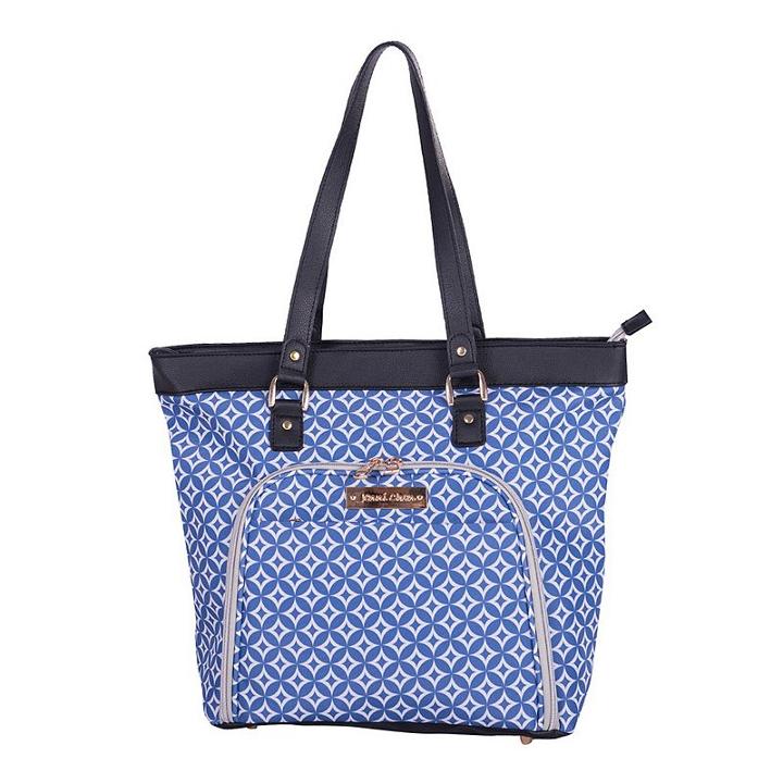Jenni Chan Aria Stars 18-inch Computer Tote, Adult Unisex, Size: Cmptr Case, Blue