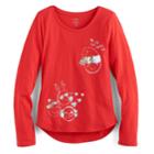Girls 7-16 & Plus Size So&reg; Core Graphic Tee, Size: 7-8, Dark Blue