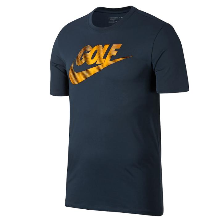 Men's Nike Dri-fit Golf Logo Tee, Size: Small, Light Blue