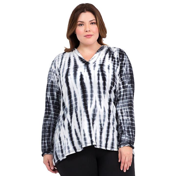 Plus Size Marika Tie-dye Hoodie, Women's, Size: 1xl, Oxford