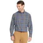 Big & Tall Arrow Saranac Regular-fit Plaid Flannel Button-down Shirt, Men's, Size: 3xl Tall, Brt Blue
