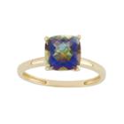 Mystic Topaz 10k Gold Ring, Women's, Size: 9, Blue