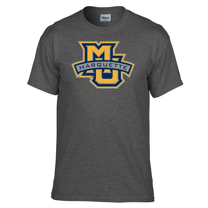 Men's Marquette Golden Eagles Inside Out Tee, Size: Medium, Med Grey