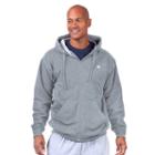 Big & Tall Champion Full-zip Fleece Hoodie, Men's, Size: Xxl Tall, Grey Other