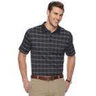 Big & Tall Van Heusen Classic-fit Windowpane Polo, Men's, Size: L Tall, Oxford