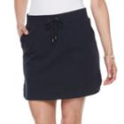 Petite Croft & Barrow&reg; Knit Skort, Women's, Size: S Petite, Blue (navy)